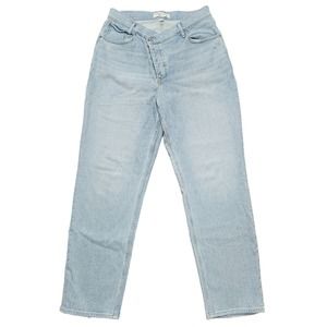 Abercrombie & Fitch The Dad High Rise Crisscross Waist Curve Love Jeans Size 31